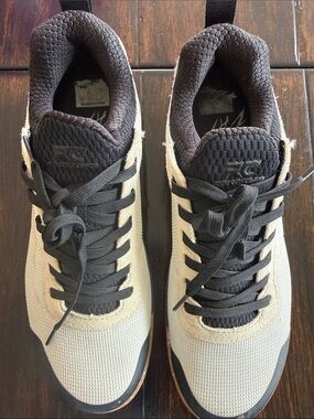 Men’s Athletic Sneakers in Beige and Black